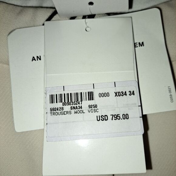 NWT Stella McCartney Wool Straight Leg Pants - Picture 6 of 11